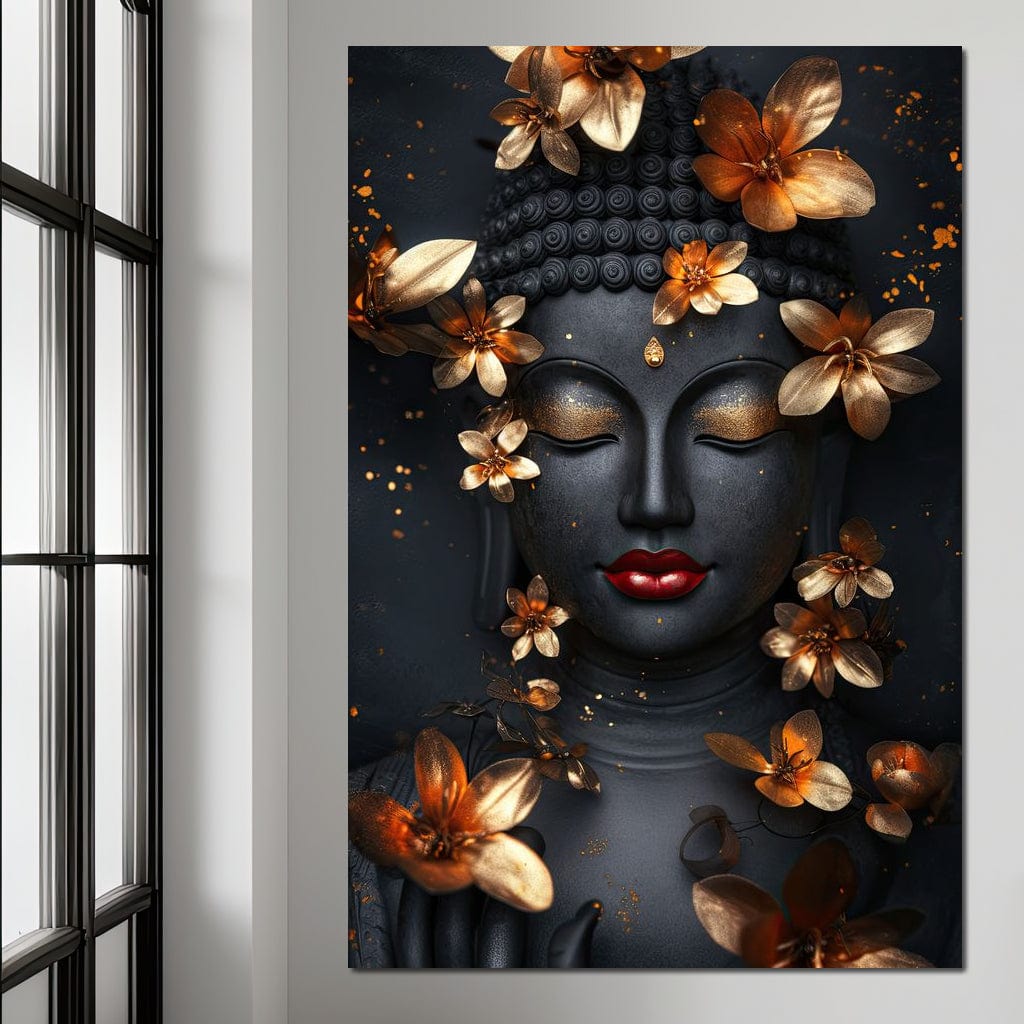 Imagine cu tablou canvas cu portret zen, tiparita pe panza canvas